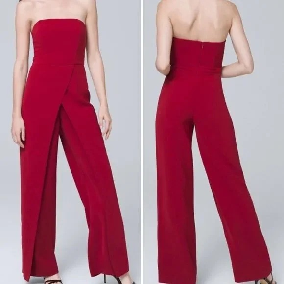 White House Black Market Pants - NWT ~ White House Black Market Convertible Split Leg Jumpsuit ~ Size 0